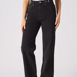 ELYSI High Rise Sculpt Wide Leg Jeans - Black Wash - JMOJO - Women's Wide Leg Jeans