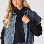 Ember Sleeveless Denim Gilet Jacket – Blue - JMOJO - Women's Denim Jacket