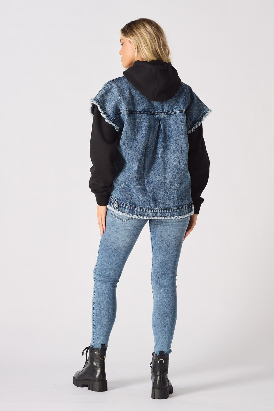 Ember Sleeveless Denim Gilet Jacket – Blue - JMOJO - Women's Denim Jacket
