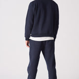 HALF ZIP SWEATSHIRT - NAVY BLUE - JMOJO - Men's Sweatshirts