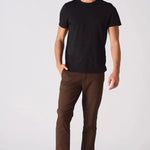 HANSON Stretch Slim Fit Chino Pants - Dark Brown - JMOJO - Men's Chino Trousers