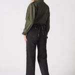 Heath Cropped Denim Jacket – Khaki - JMOJO - Women's Cropped Denim Jackets