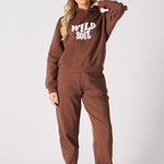 Isolde Pullover Hoodie – Brown - JMOJO - WOMEN'S HOODIES