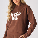 Isolde Pullover Hoodie – Brown - JMOJO - WOMEN'S HOODIES