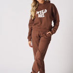 Isolde Pullover Hoodie – Brown - JMOJO - WOMEN'S HOODIES