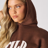 Isolde Pullover Hoodie – Brown - JMOJO - WOMEN'S HOODIES