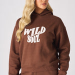 Isolde Pullover Hoodie – Brown - JMOJO - WOMEN'S HOODIES