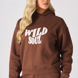 Isolde Pullover Hoodie – Brown - JMOJO - WOMEN'S HOODIES