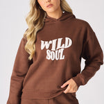 Isolde Pullover Hoodie – Brown - JMOJO - WOMEN'S HOODIES