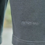 Jmojo mens cool grey sweatshorts herman and co tonal logo embroidery detail