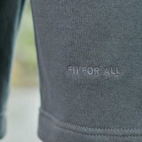 Jmojo mens cool grey sweatshorts herman and co tonal logo embroidery detail