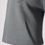 Jmojo womens cool grey sweatshorts fit for all embroidery side detail