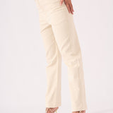 Jorah High Waisted Relaxed Straight Leg Jeans - Stone - JMOJO - Women's Straight Leg Jeans