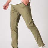 KINGSLEY Slim Fit Stretch Chino Pants - Light Green - JMOJO - Men's Chino Trousers