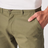 KINGSLEY Slim Fit Stretch Chino Pants - Light Green - JMOJO - Men's Chino Trousers