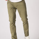 KINGSLEY Slim Fit Stretch Chino Pants - Light Green - JMOJO - Men's Chino Trousers