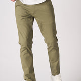KINGSLEY Slim Fit Stretch Chino Pants - Light Green - JMOJO - Men's Chino Trousers