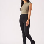 LENNON KICK FLARE LEGGINGS - BLACK - JMOJO - Women's Flare Athleisure Leggings