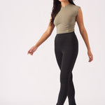LENNON KICK FLARE LEGGINGS - BLACK - JMOJO - Women's Flare Athleisure Leggings