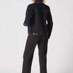 Mason 2 - in - 1 Reversible Denim Jacket – Beige & Black - JMOJO - Women's Denim Jacket Reversible