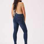 Muffi Sculpt High Rise Stretch Skinny Jeans - Mid Blue - JMOJO - Women's Skinny Jeans