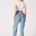 Nola Detachable Denim Jumpsuit – Blue Acid Wash - JMOJO - Women's Denim Jumpsuits Detachable