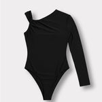 OFF THE SHOULDER BODYSUIT - BLACK - JMOJO - Women's bodysuit
