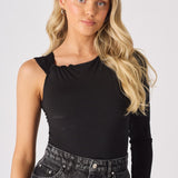 OFF THE SHOULDER BODYSUIT - BLACK - JMOJO - Women's bodysuit