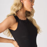 OFF THE SHOULDER BODYSUIT - BLACK - JMOJO - Women's bodysuit