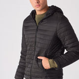 PUFFER JACKET - BLACK - JMOJO - Men's Puffer Jackets