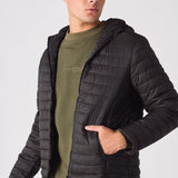 PUFFER JACKET - BLACK - JMOJO - Men's Puffer Jackets