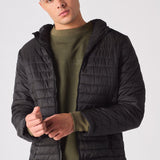 PUFFER JACKET - BLACK - JMOJO - Men's Puffer Jackets
