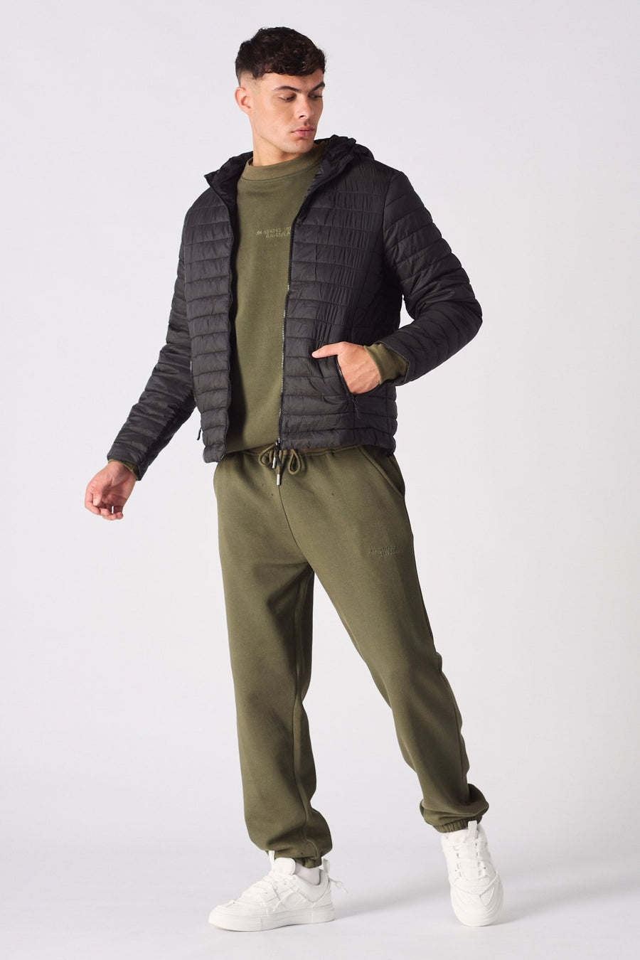 PUFFER JACKET - BLACK - JMOJO - Men's Puffer Jackets