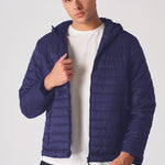 PUFFER JACKET - NAVY BLUE - JMOJO - Men's Puffer Jackets