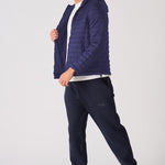 PUFFER JACKET - NAVY BLUE - JMOJO - Men's Puffer Jackets