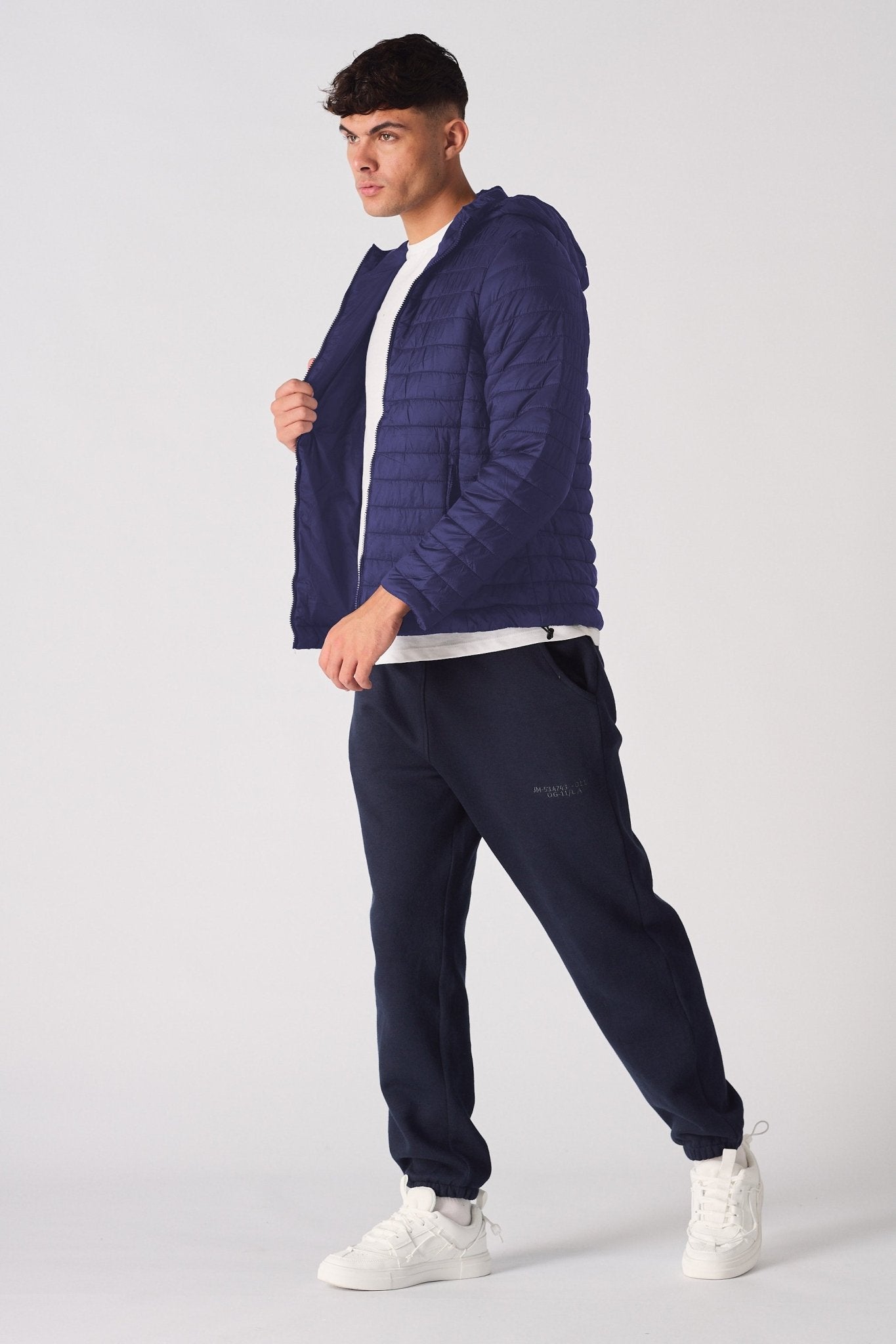 PUFFER JACKET - NAVY BLUE - JMOJO - Men's Puffer Jackets