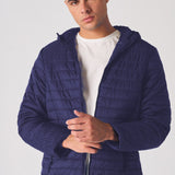 PUFFER JACKET - NAVY BLUE - JMOJO - Men's Puffer Jackets