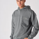 PULLOVER HOODIE - GREY - JMOJO - MEN'S HOODIES