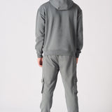 PULLOVER HOODIE - GREY - JMOJO - MEN'S HOODIES