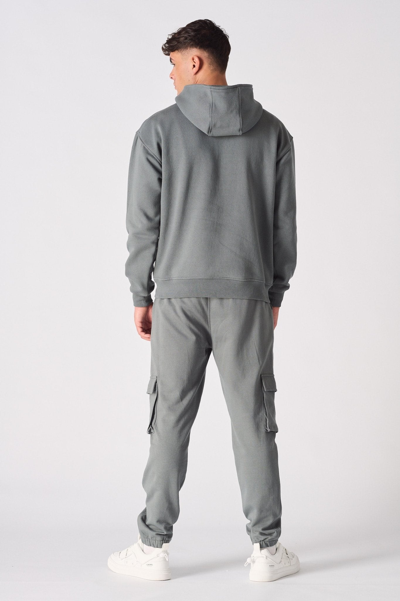 PULLOVER HOODIE - GREY - JMOJO - MEN'S HOODIES