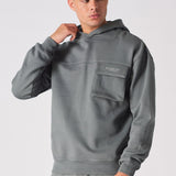 PULLOVER HOODIE - GREY - JMOJO - MEN'S HOODIES