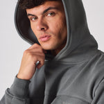 PULLOVER HOODIE - GREY - JMOJO - MEN'S HOODIES