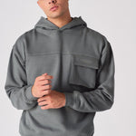 PULLOVER HOODIE - GREY - JMOJO - MEN'S HOODIES