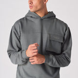 PULLOVER HOODIE - GREY - JMOJO - MEN'S HOODIES