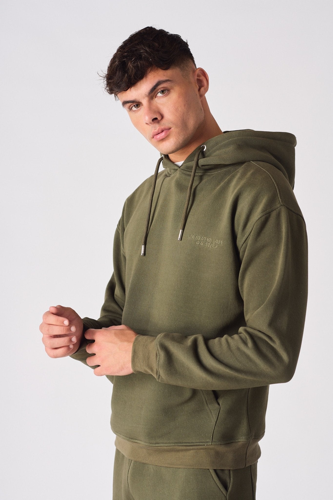 PULLOVER HOODIE - KHAKI - JMOJO - MEN'S HOODIES