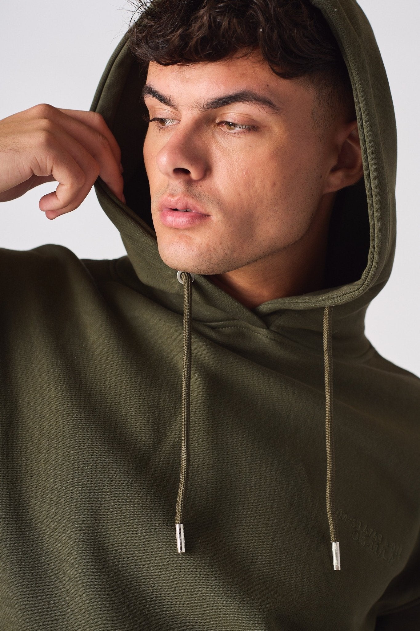 PULLOVER HOODIE - KHAKI - JMOJO - MEN'S HOODIES