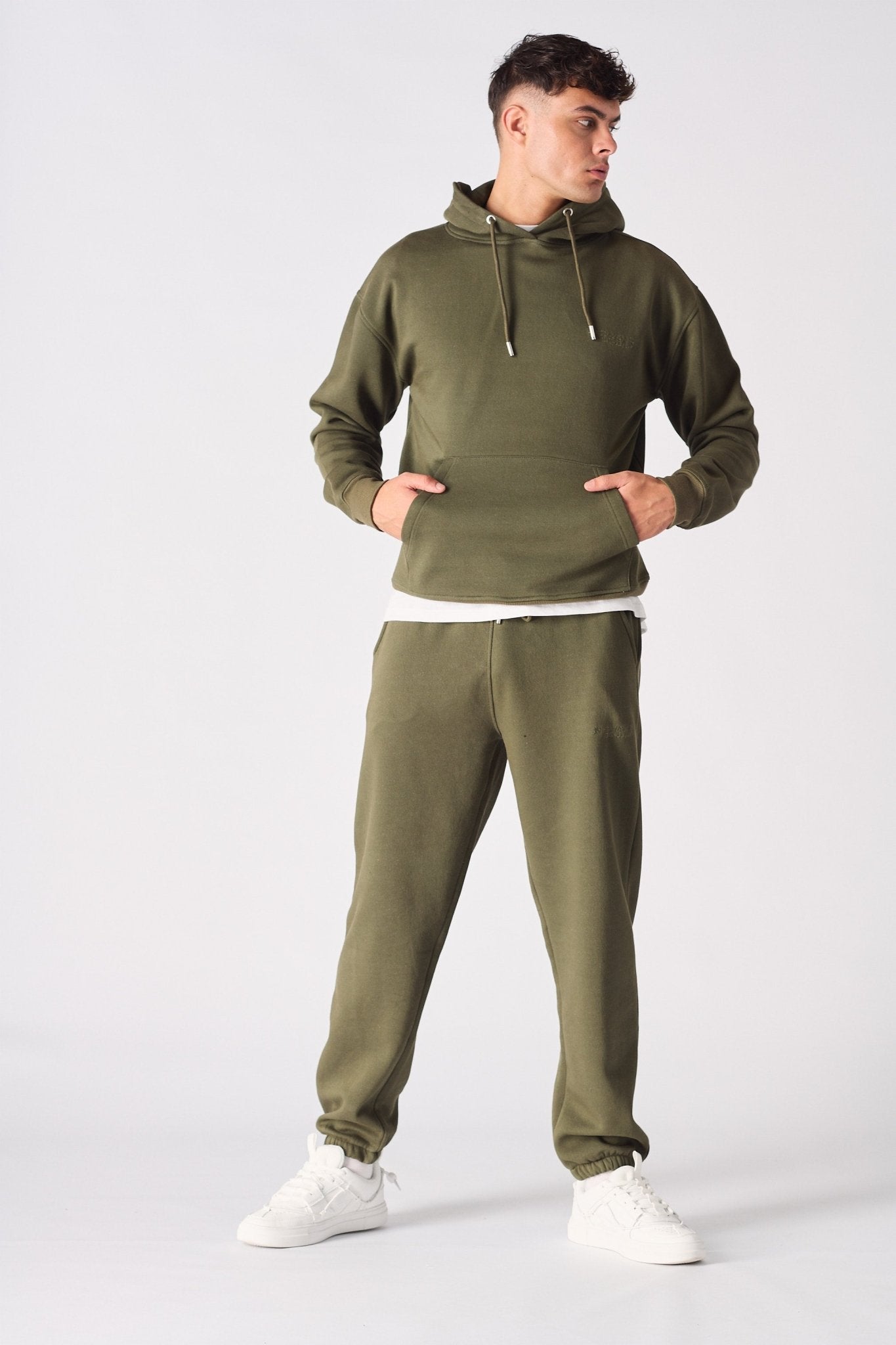 PULLOVER HOODIE - KHAKI - JMOJO - MEN'S HOODIES