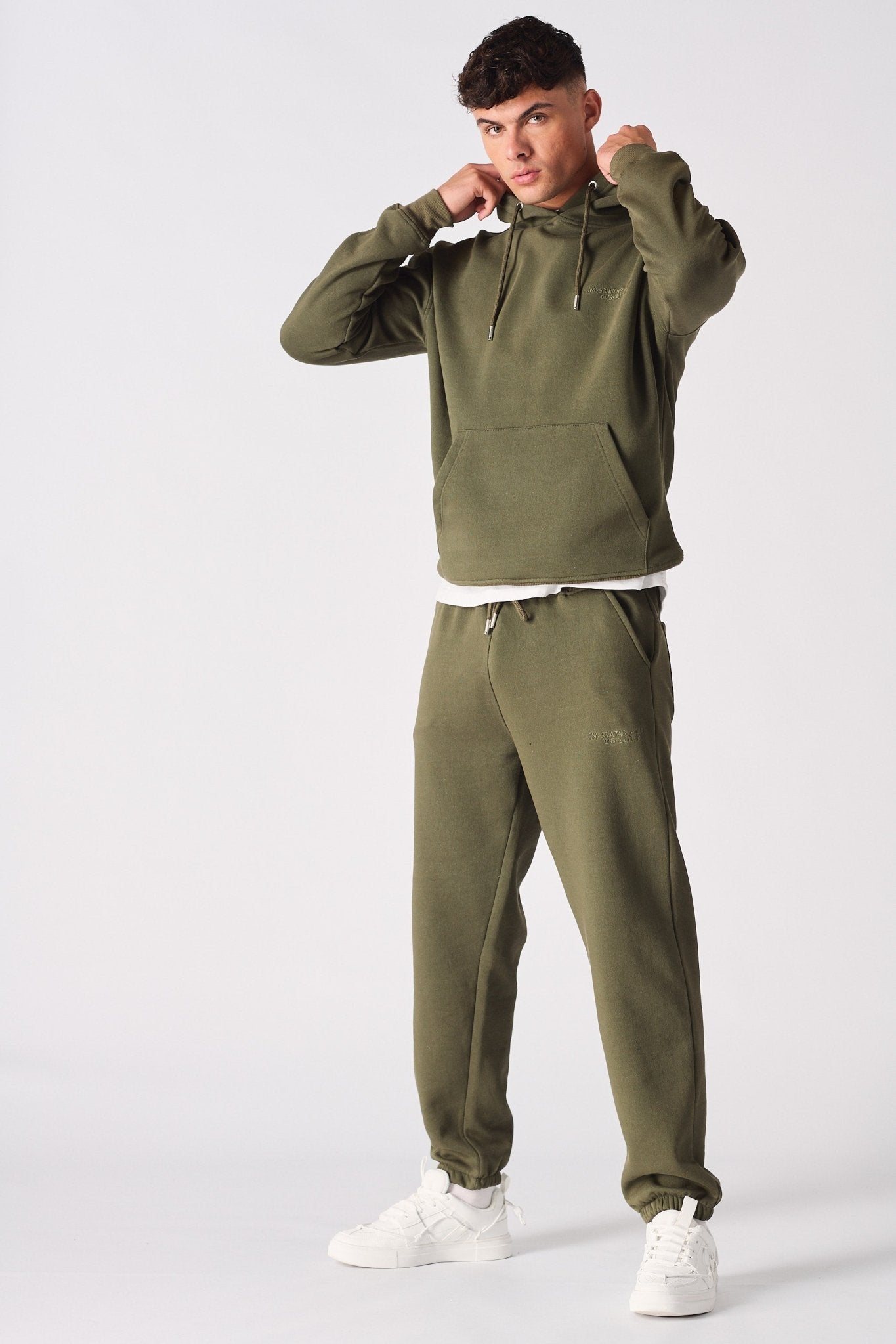PULLOVER HOODIE - KHAKI - JMOJO - MEN'S HOODIES