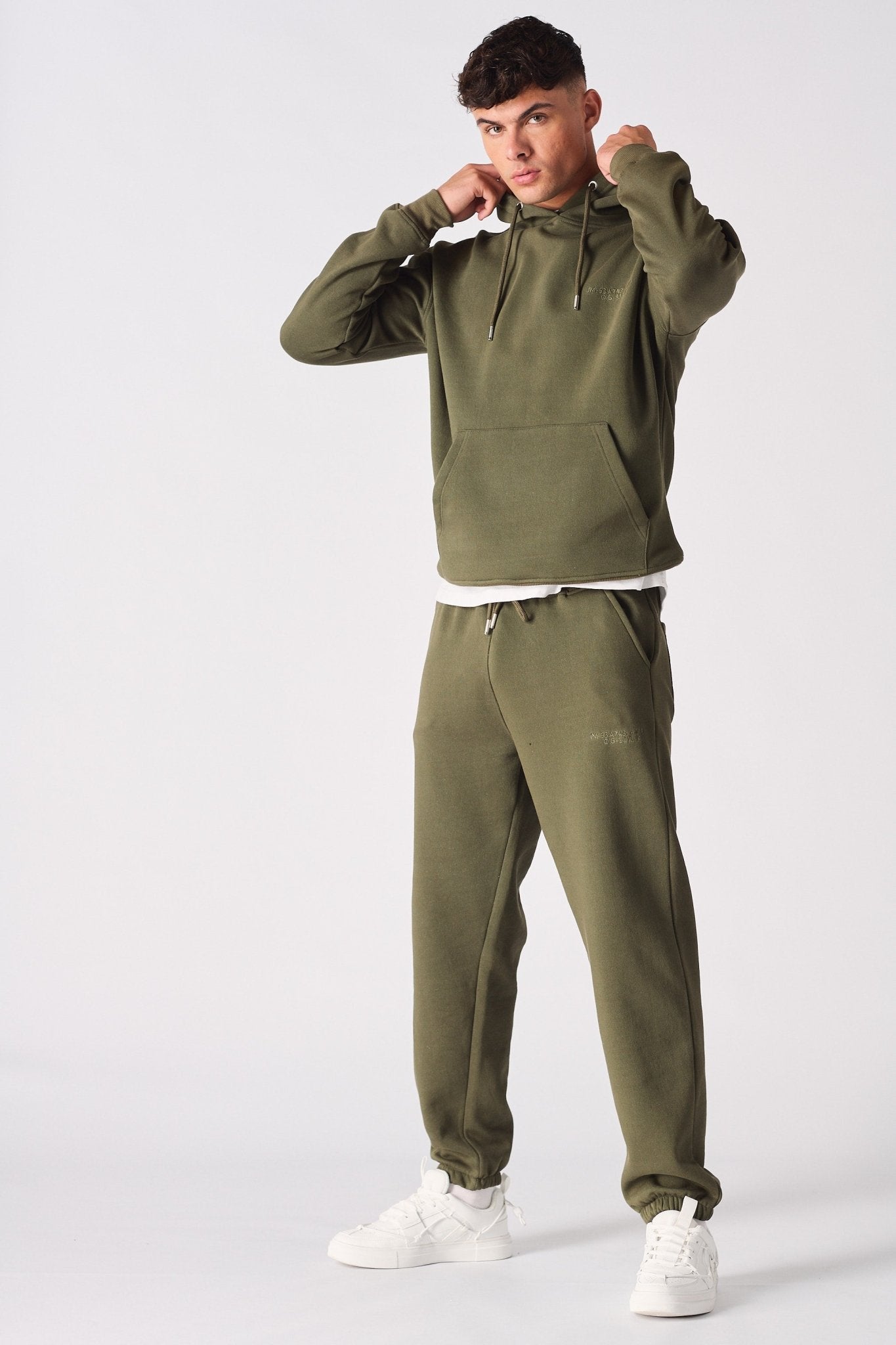 PULLOVER HOODIE - KHAKI - JMOJO - MEN'S HOODIES