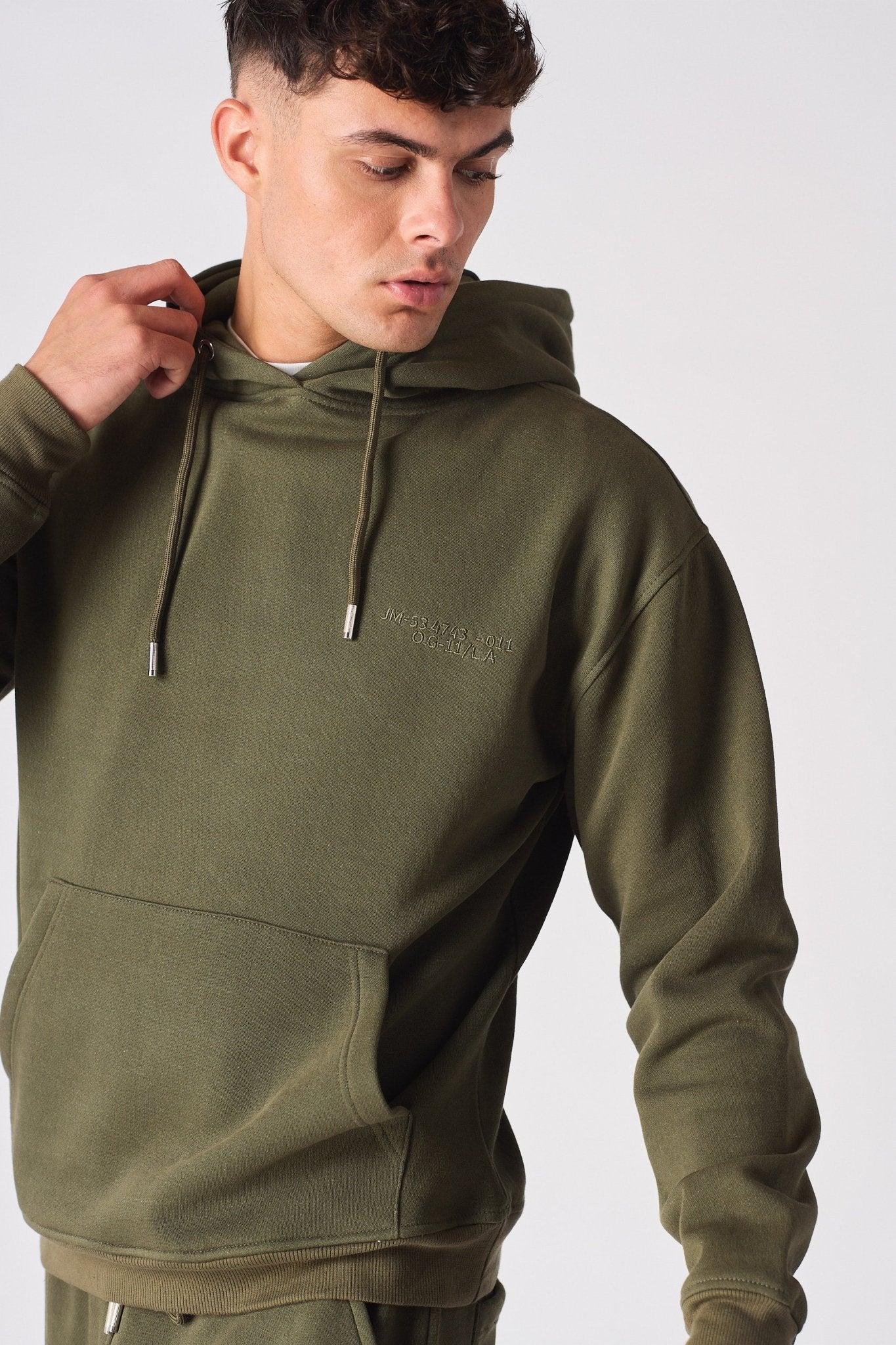 PULLOVER HOODIE - KHAKI - JMOJO - MEN'S HOODIES